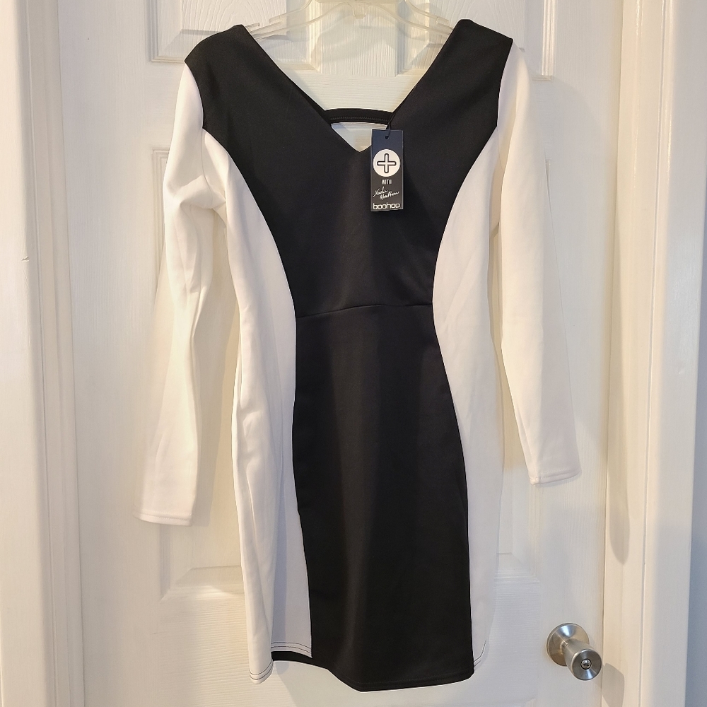 Sexy long sleeve womans dress size 12 party club outfit
